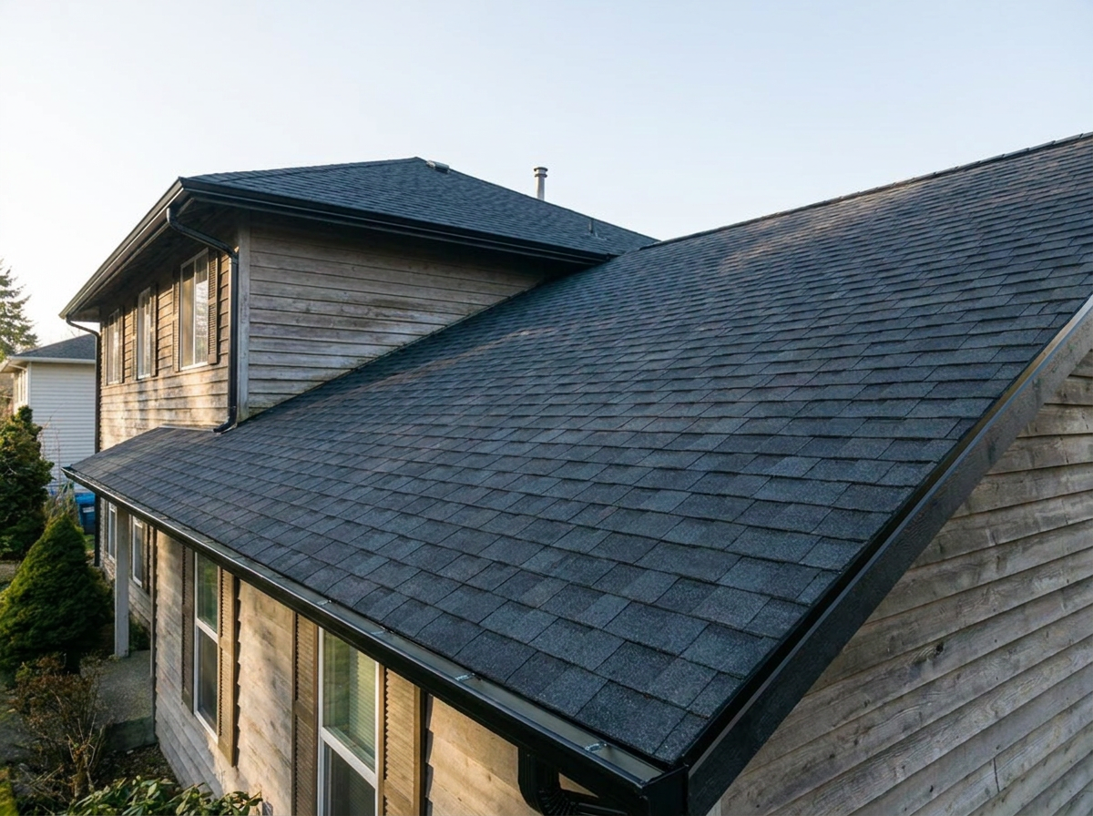Same house with a brand-new architectural shingle roof